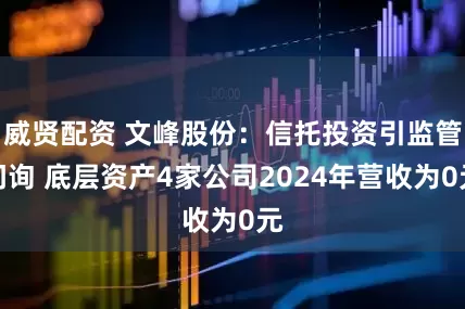 威贤配资 文峰股份：信托投资引监管问询 底层资产4家公司2024年营收为0元